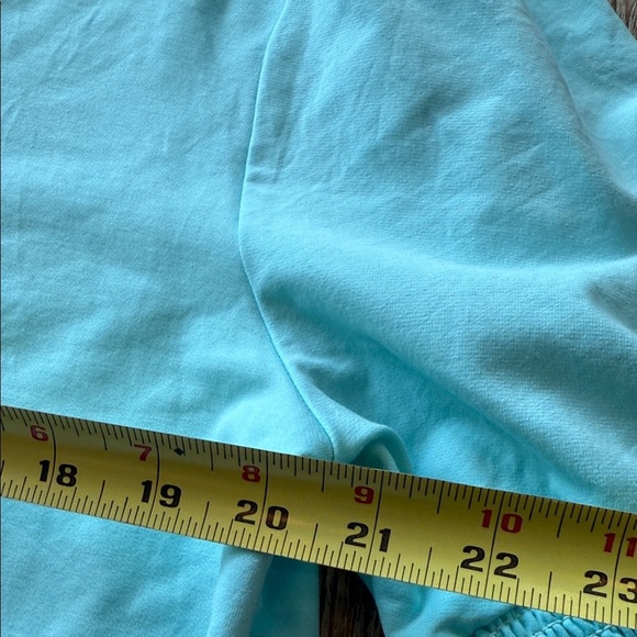 VD Lounge Boutique Light Blue V-Neck Short Sleeve Dress Cotton Spandex XL - Picture 7 of 7